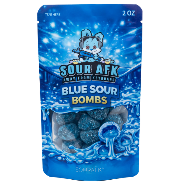 Sour AFK Blue Bombs 2oz